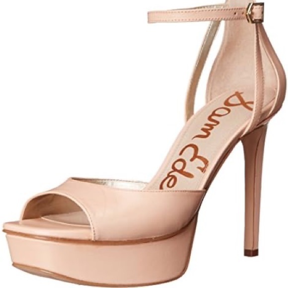 Sam Edelman Women’s Kayde Heel Soft Nude - Picture 1 of 3